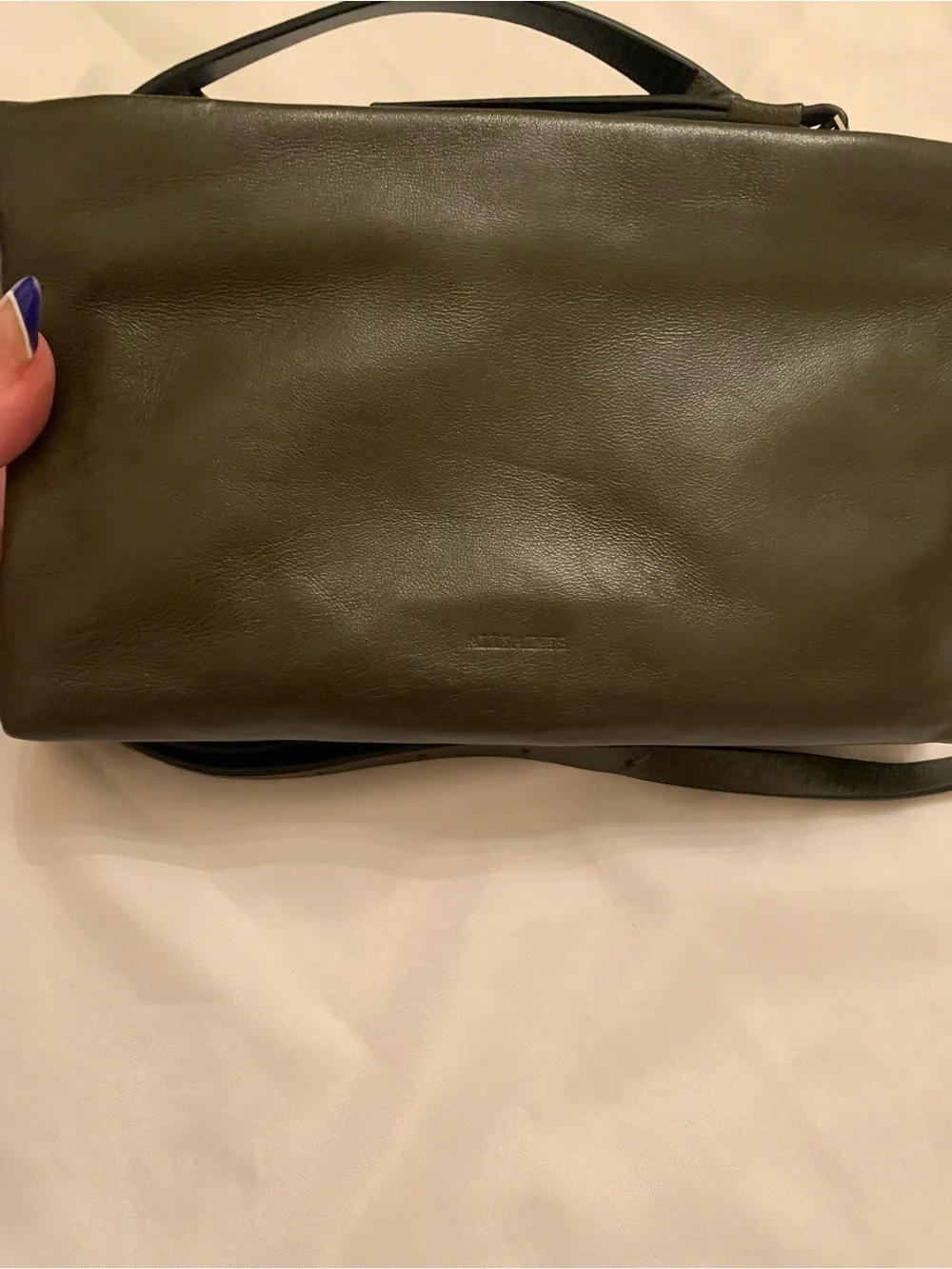 NWOT Allsaints Mila Quilted Crossbody Sling Bag
